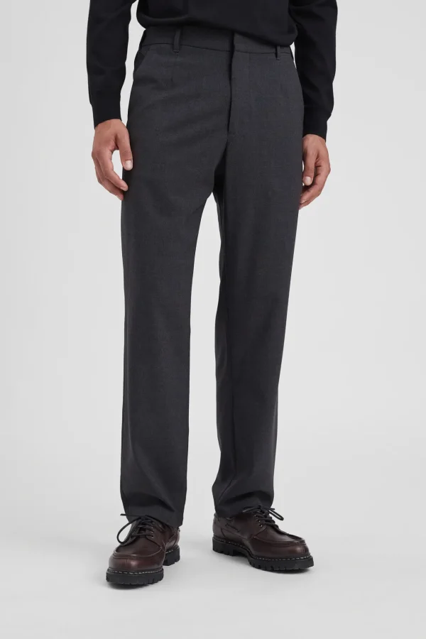Norse Projects TROUSERS^Aaren Cordura Tech Wool Trouser Charcoal Melange