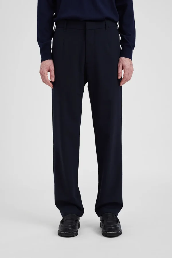 Norse Projects TROUSERS^Aaren Cordura Tech Wool Trouser Dark Navy