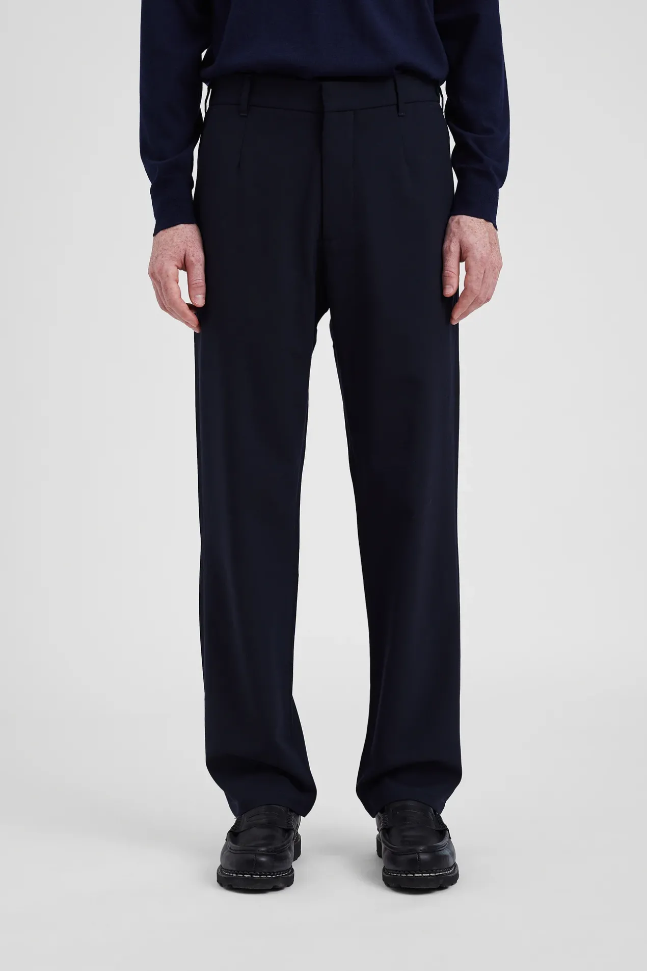 aaren_cordura_tech_wool_trouser_2.webp Norse Projects TROUSERS^Aaren Cordura Tech Wool Trouser Dark Navy