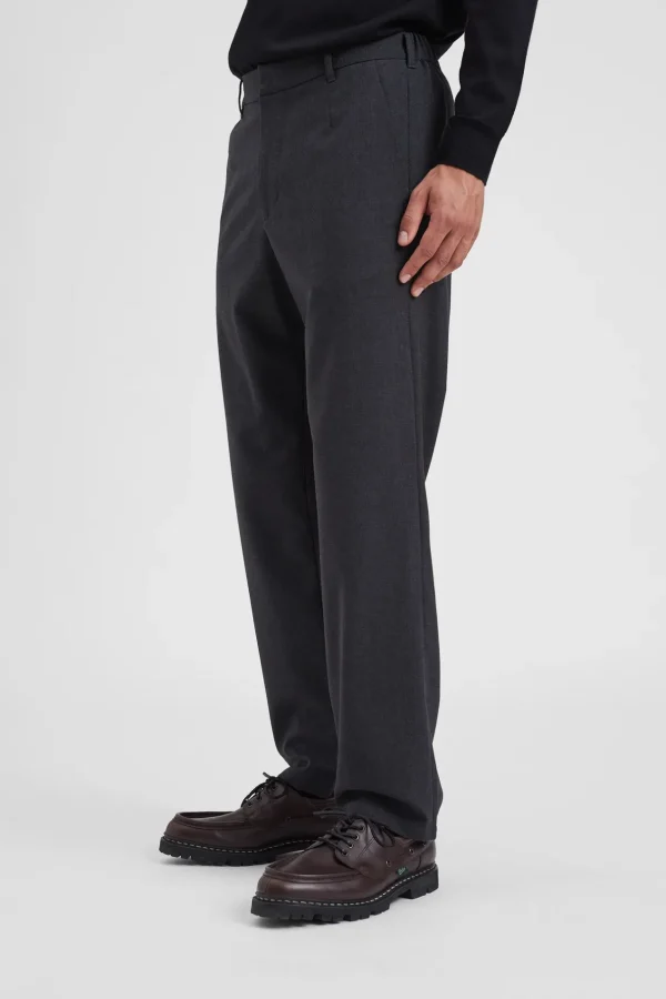 Norse Projects TROUSERS^Aaren Cordura Tech Wool Trouser Charcoal Melange