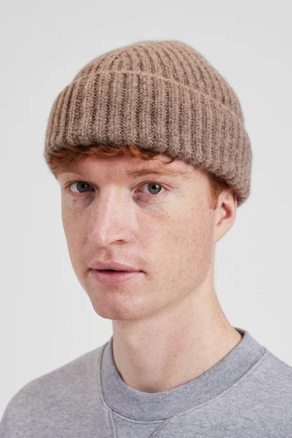 Norse Projects BEANIES^Alpaca Beanie Taupe