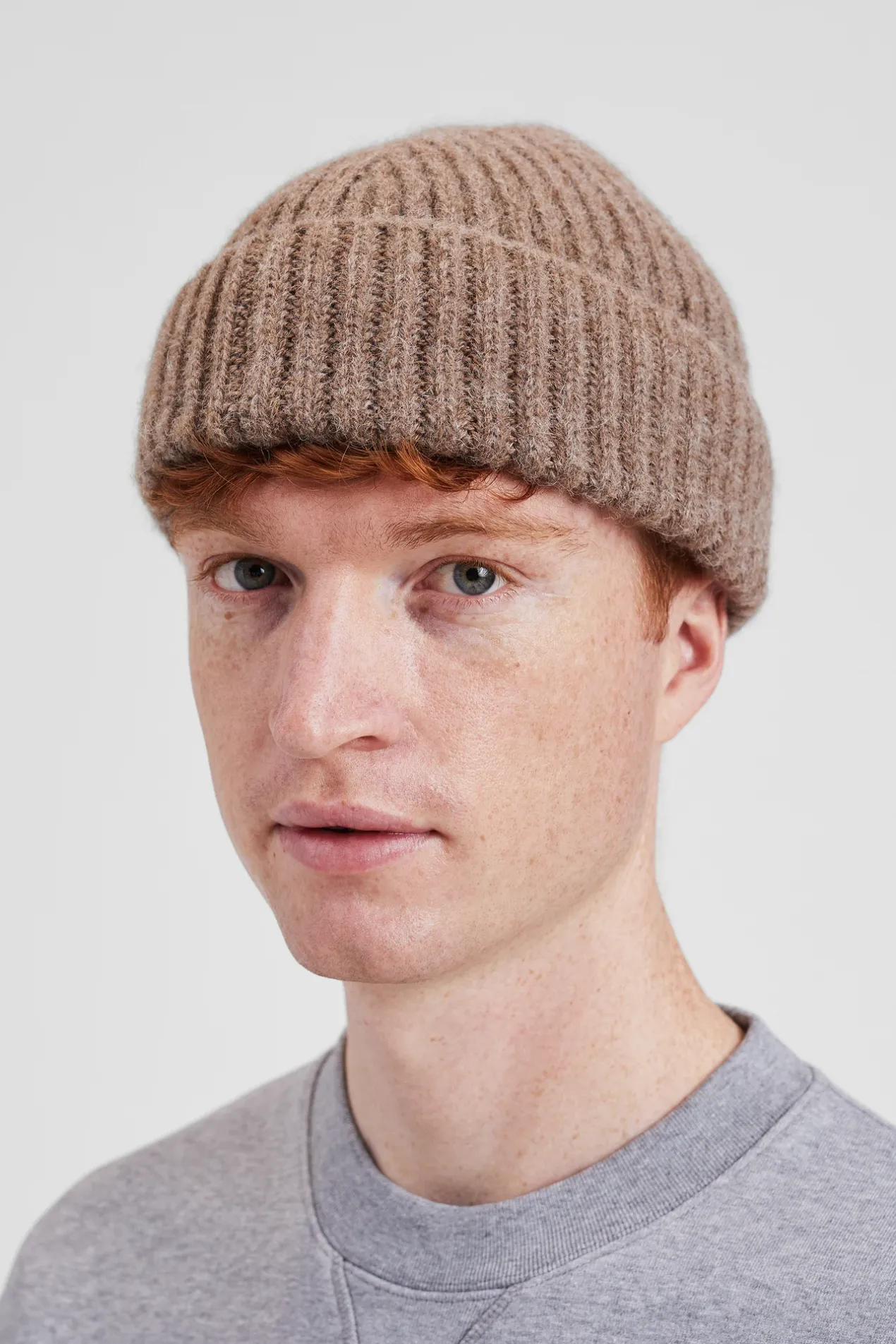 alpaca_beanie_2.webp Norse Projects BEANIES^Alpaca Beanie Taupe
