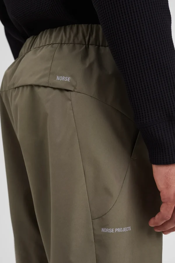 Norse Projects TROUSERS^Alvar Gore-Tex Windstopper Tech Trouser Sediment Green