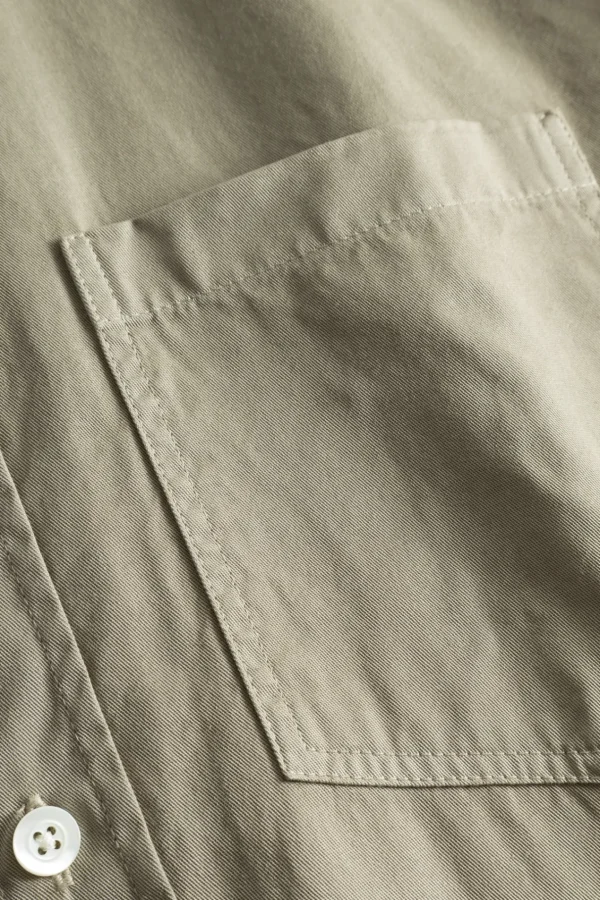 Norse Projects SHIRTING^Anton Light Twill Shirt Clay