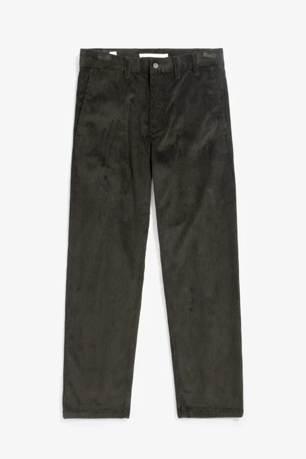Norse Projects TROUSERS^Aros Regular Wide Wale Corduroy Chino Beech Green