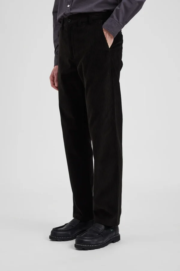Norse Projects TROUSERS^Aros Regular Wide Wale Corduroy Chino Beech Green