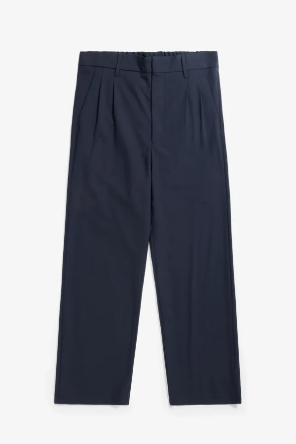 Norse Projects TROUSERS^Benn Cordura Tech Wool Trouser Dark Navy