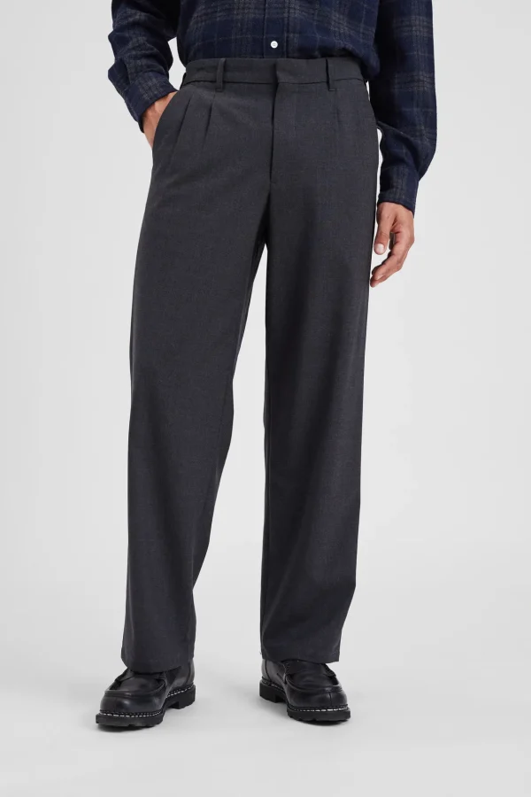 Norse Projects TROUSERS^Benn Cordura Tech Wool Trouser Charcoal Melange