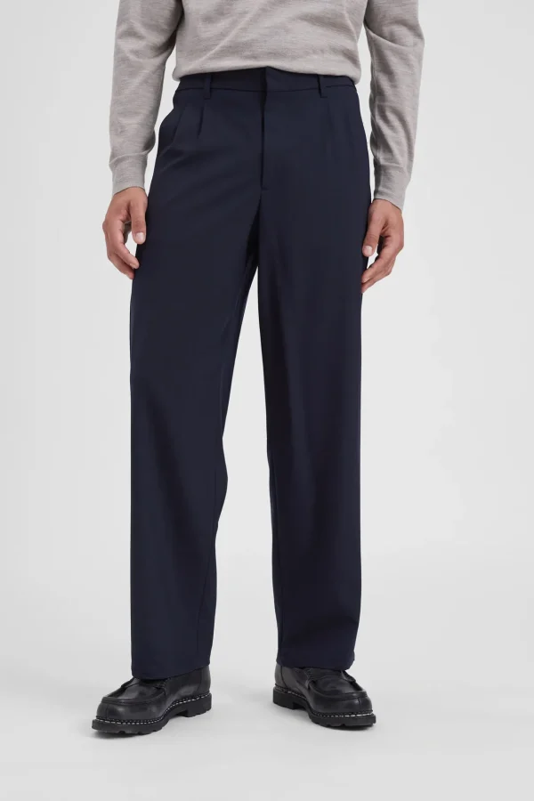 Norse Projects TROUSERS^Benn Cordura Tech Wool Trouser Dark Navy