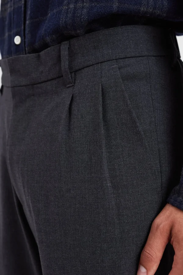 Norse Projects TROUSERS^Benn Cordura Tech Wool Trouser Charcoal Melange