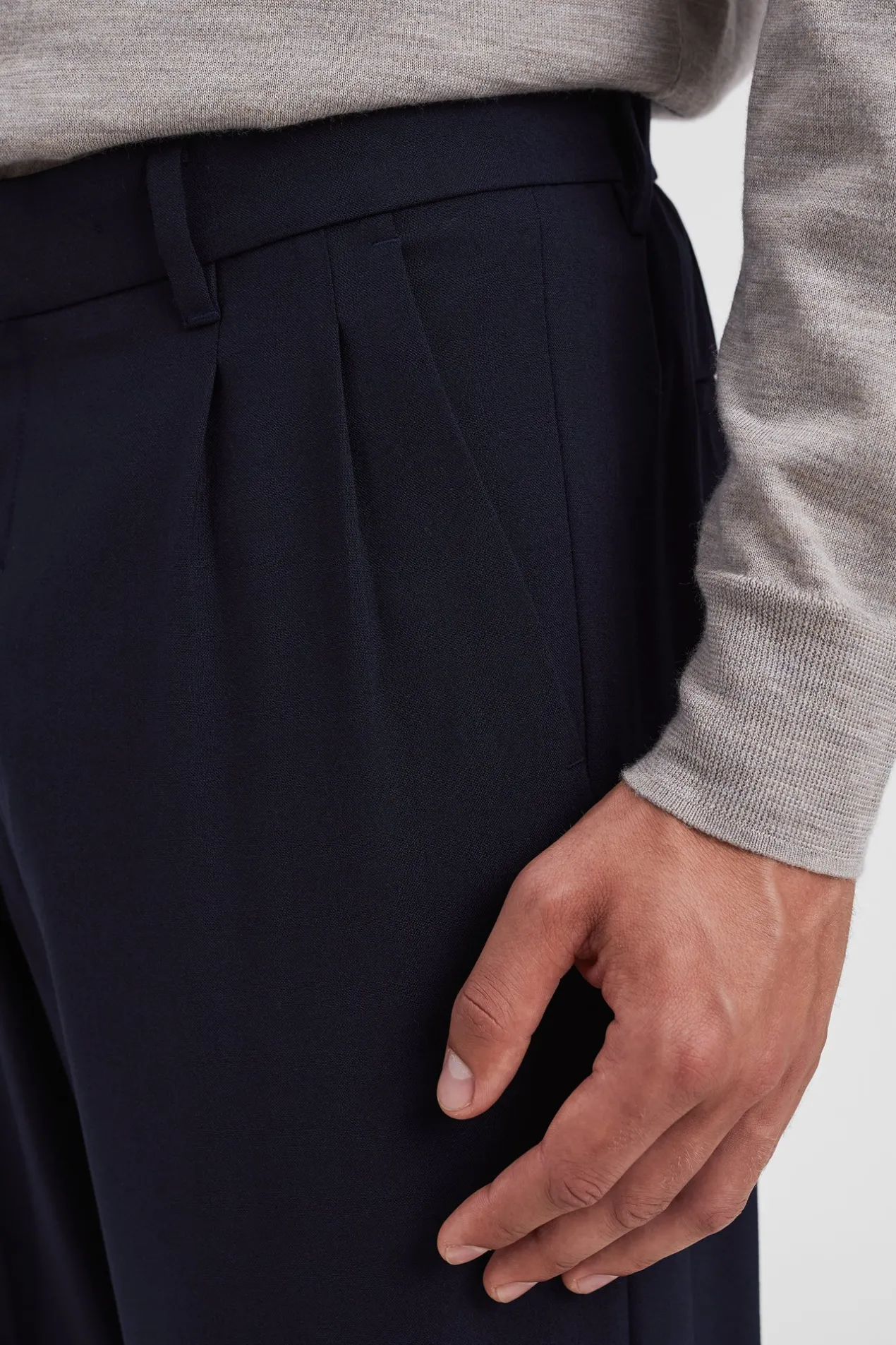 benn_cordura_tech_wool_trouser_4.webp Norse Projects TROUSERS^Benn Cordura Tech Wool Trouser Dark Navy