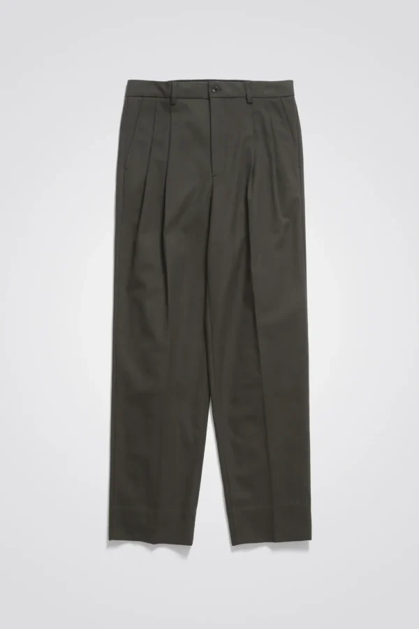 Norse Projects TROUSERS^Benn Relaxed Pleated Trouser Beech Green