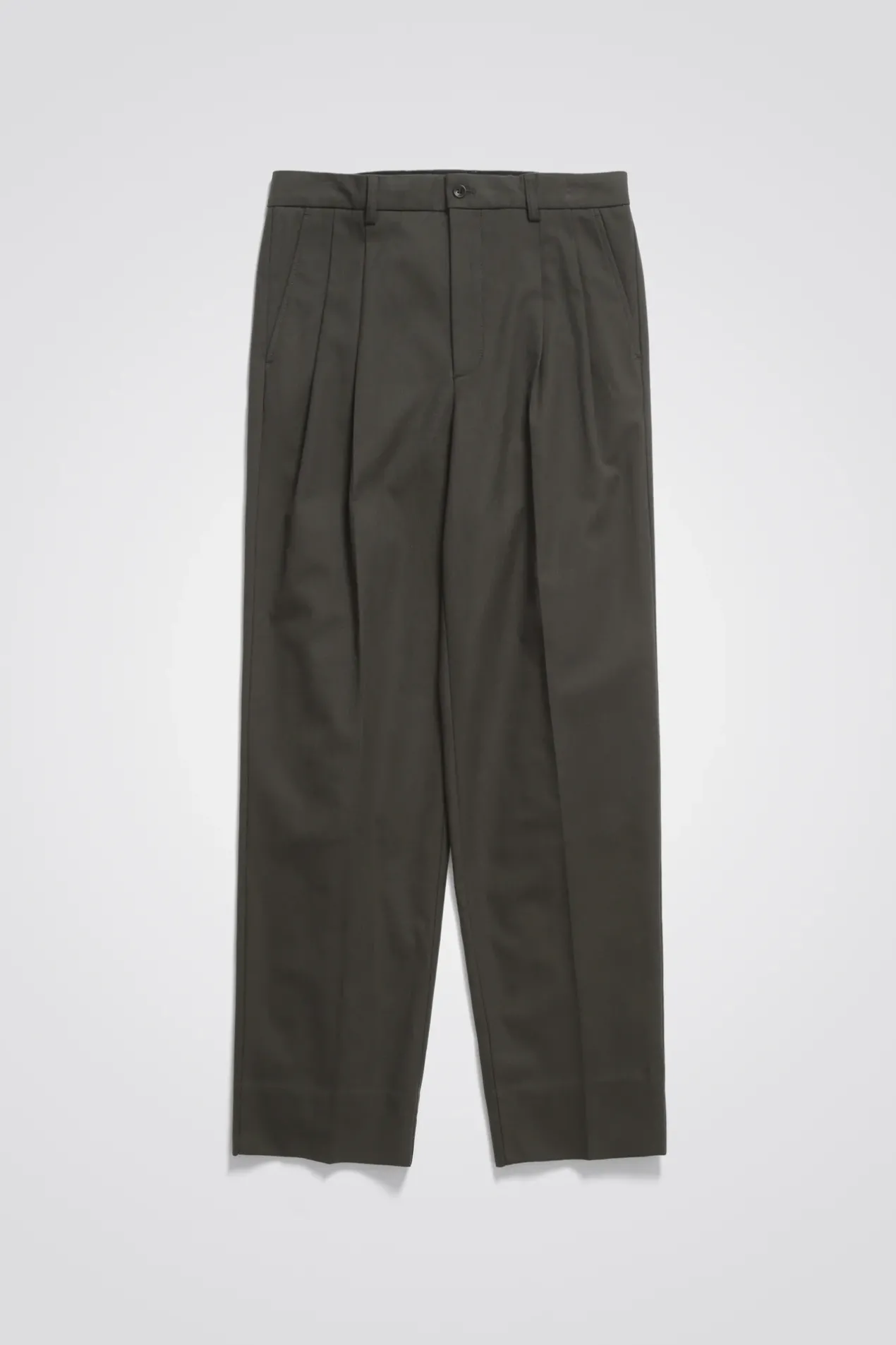 benn_relaxed_pleated_trouser_0-1.webp Norse Projects TROUSERS^Benn Relaxed Pleated Trouser Beech Green