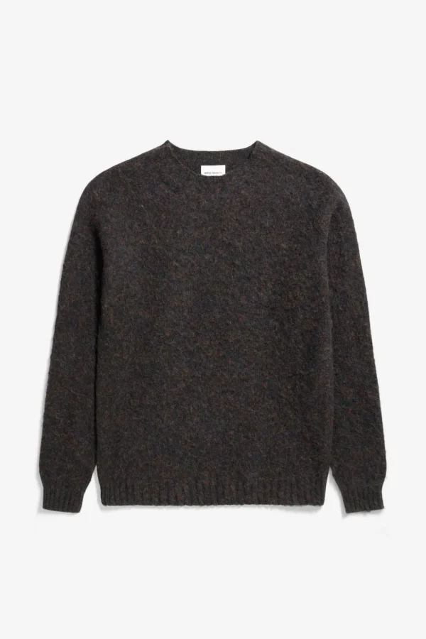 Norse Projects KNITWEAR^Birnir Brushed Lambswool Black Multi
