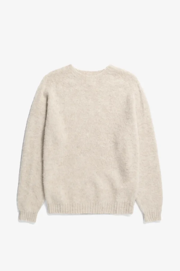 Norse Projects KNITWEAR^Birnir Brushed Lambswool Oatmeal