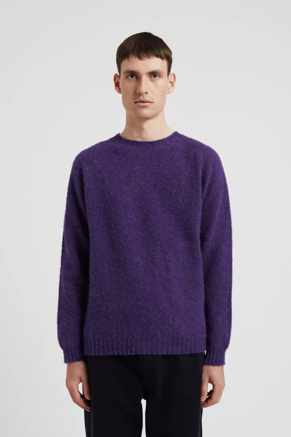 Norse Projects KNITWEAR^Birnir Brushed Lambswool Purple