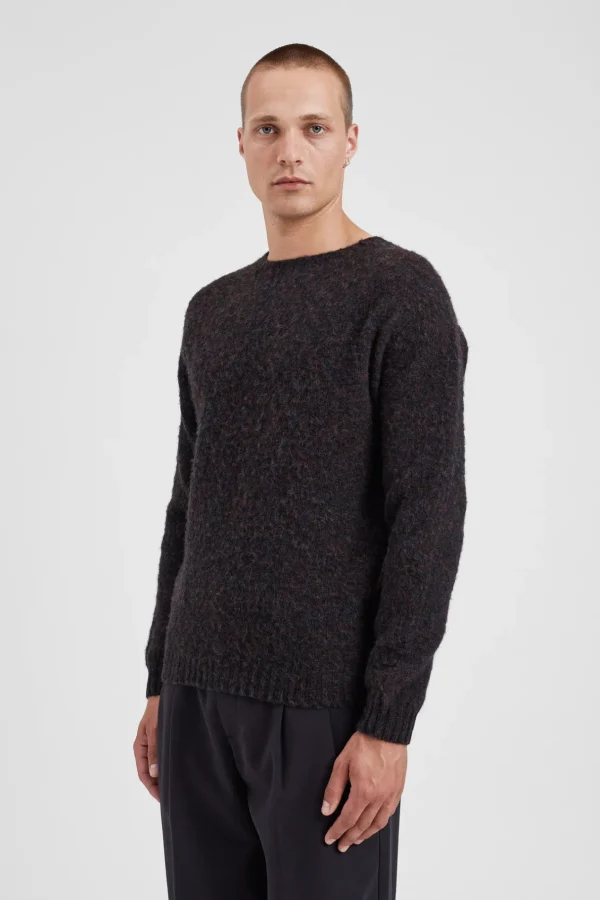 Norse Projects KNITWEAR^Birnir Brushed Lambswool Black Multi