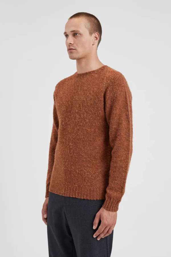 Norse Projects KNITWEAR^Birnir Brushed Lambswool Burnt Orange