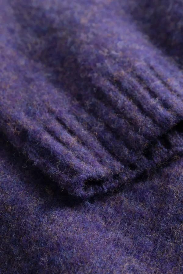 Norse Projects KNITWEAR^Birnir Brushed Lambswool Purple