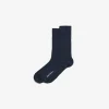 Norse Projects ACCESSORIES^Bjarki Cashmere Wool Blend Rib Sock Dark Navy