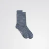 Norse Projects ACCESSORIES^Bjarki Cotton Twist Sock Fog Blue
