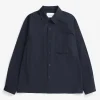 Norse Projects SHIRTING^Carsten Travel Light Shirt LS Dark Navy