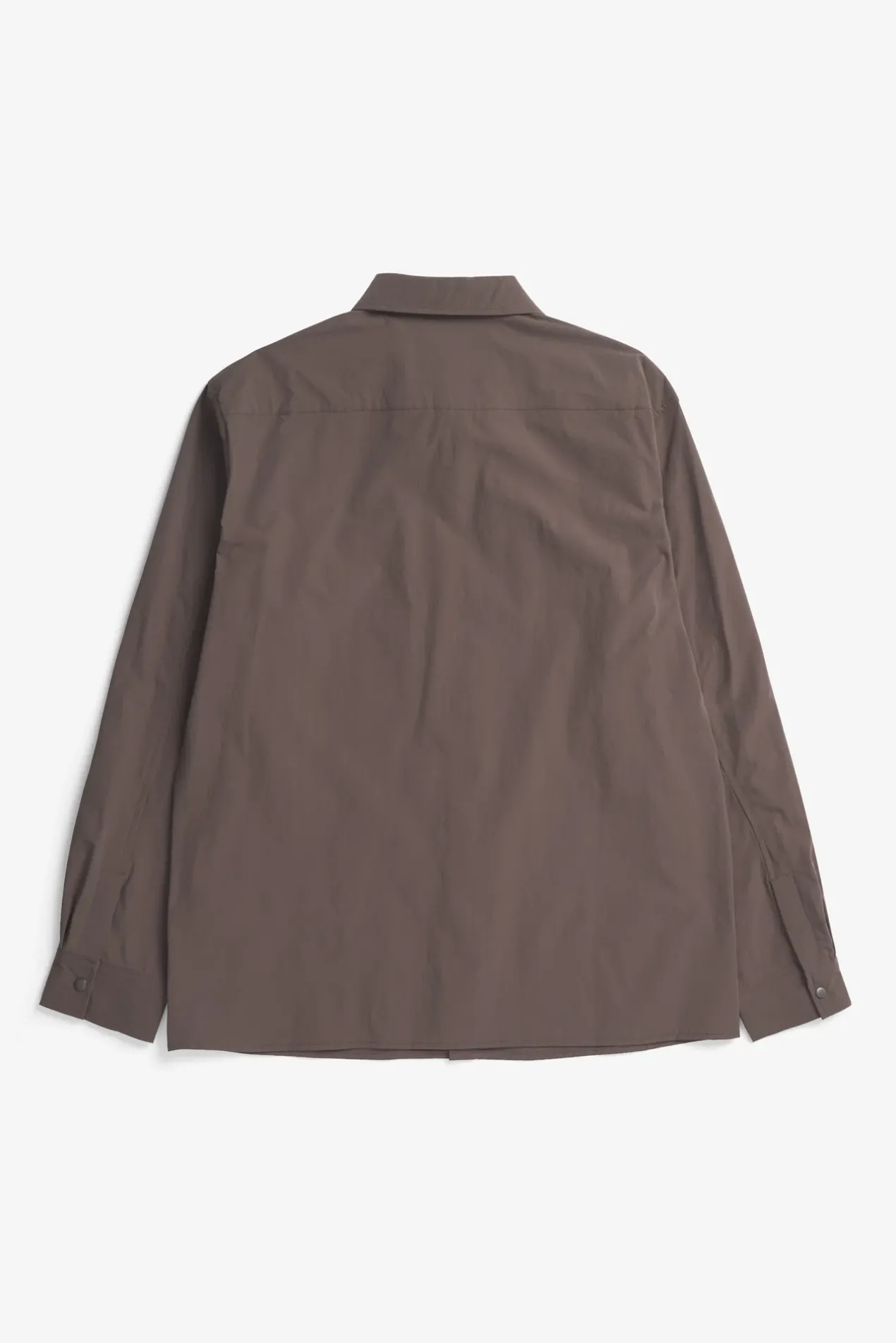 carsten_travel_light_shirt_ls_1-2.webp Norse Projects SHIRTING^Carsten Travel Light Shirt LS Espresso