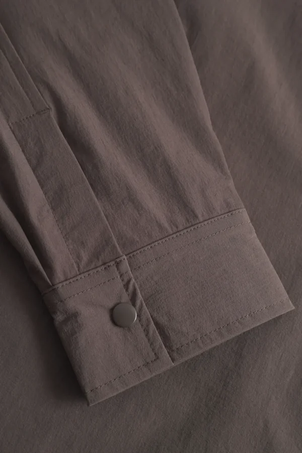Norse Projects SHIRTING^Carsten Travel Light Shirt LS Espresso