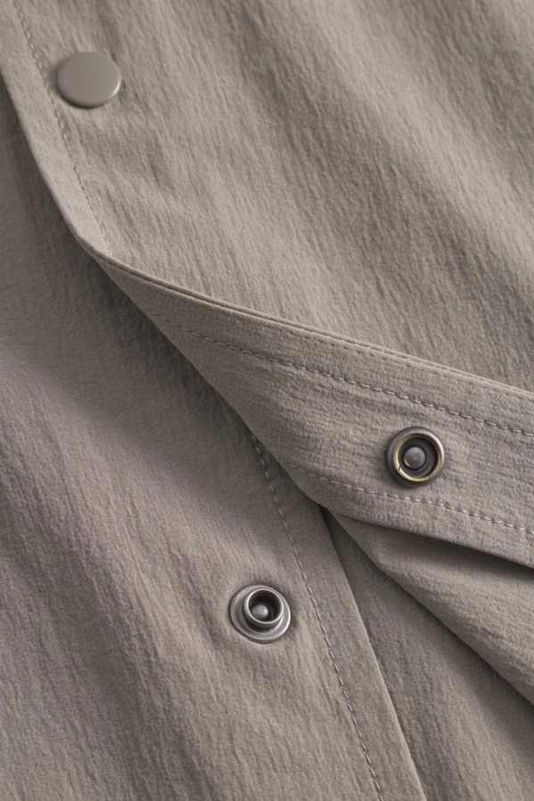 Norse Projects SHIRTING^Carsten Travel Light Shirt LS Concrete Grey