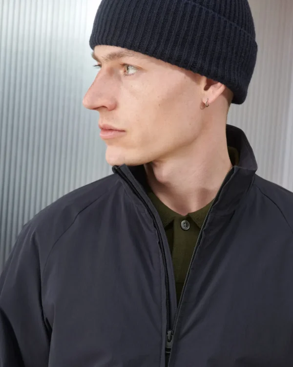 Norse Projects BEANIES^Cashmere Rib Beanie Dark Navy