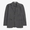 Norse Projects OVERSHIRTS | OUTERWEAR^Emil Cordura Tech Wool Blazer Charcoal Melange