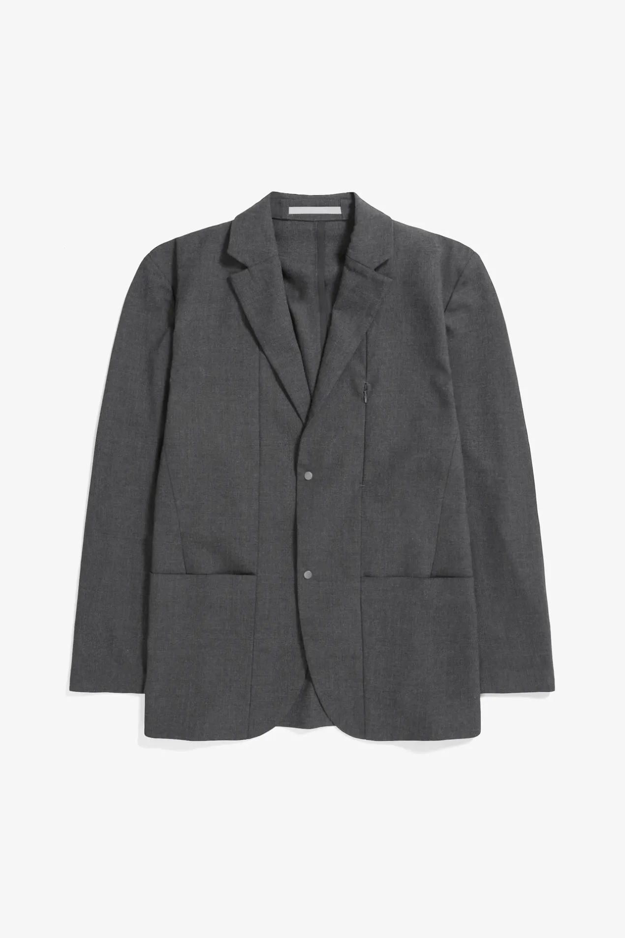 emil_cordura_tech_wool_blazer_0.webp Norse Projects OVERSHIRTS | OUTERWEAR^Emil Cordura Tech Wool Blazer Charcoal Melange