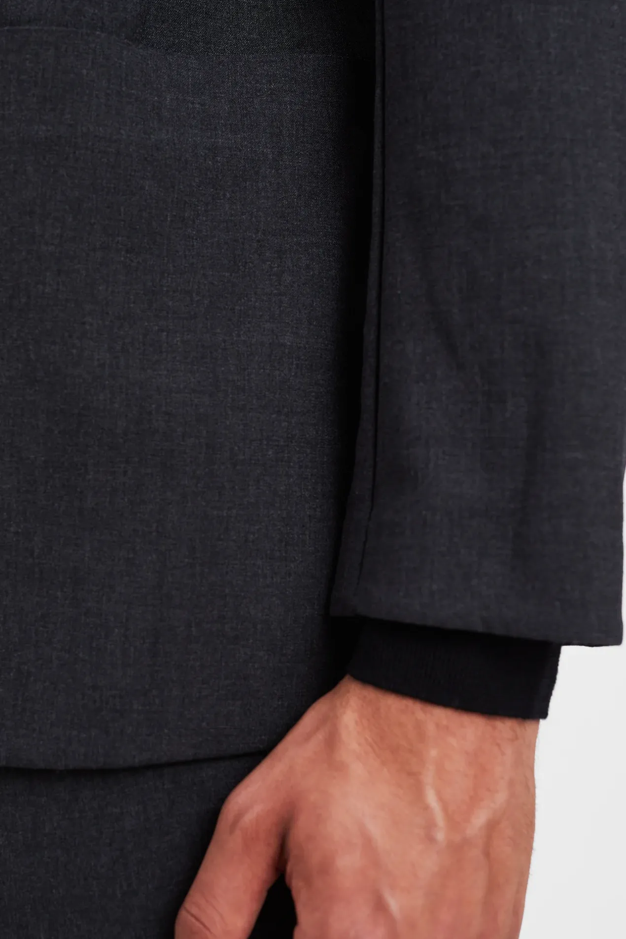 emil_cordura_tech_wool_blazer_5.webp Norse Projects OVERSHIRTS | OUTERWEAR^Emil Cordura Tech Wool Blazer Charcoal Melange