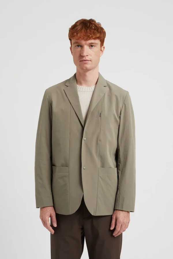 Norse Projects OVERSHIRTS^Emil Travel Light Concrete Grey