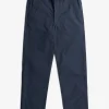 Norse Projects TROUSERS^Ezra Relaxed Solotex Twill Trouser Dark Navy