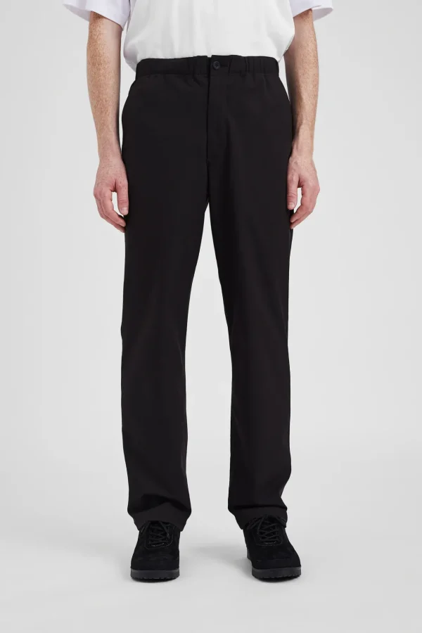 Norse Projects TROUSERS^Ezra Relaxed Solotex Twill Trouser Black
