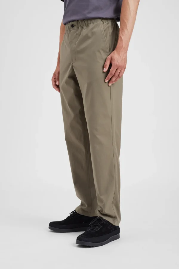 Norse Projects TROUSERS^Ezra Relaxed Solotex Twill Trouser Sediment Green