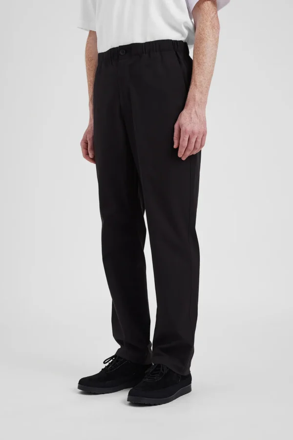 Norse Projects TROUSERS^Ezra Relaxed Solotex Twill Trouser Black