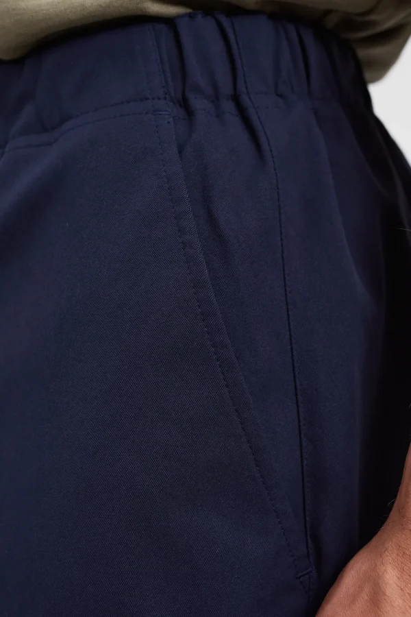 Norse Projects TROUSERS^Ezra Relaxed Solotex Twill Trouser Dark Navy