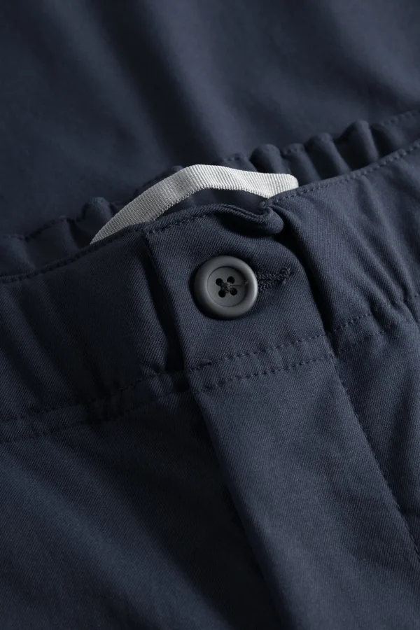 Norse Projects TROUSERS^Ezra Relaxed Solotex Twill Trouser Dark Navy