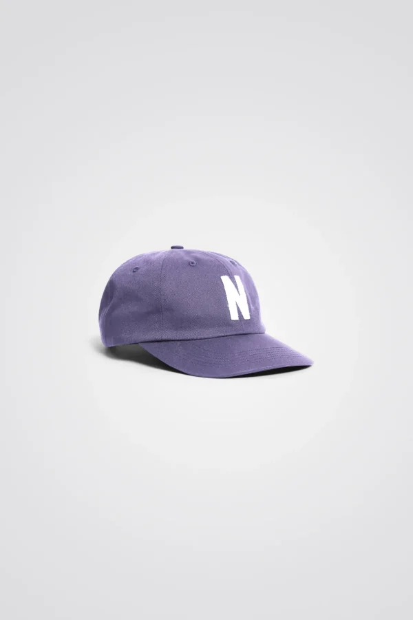 Norse Projects CAPS^Felt N Twill Sports Cap Dusk Purple