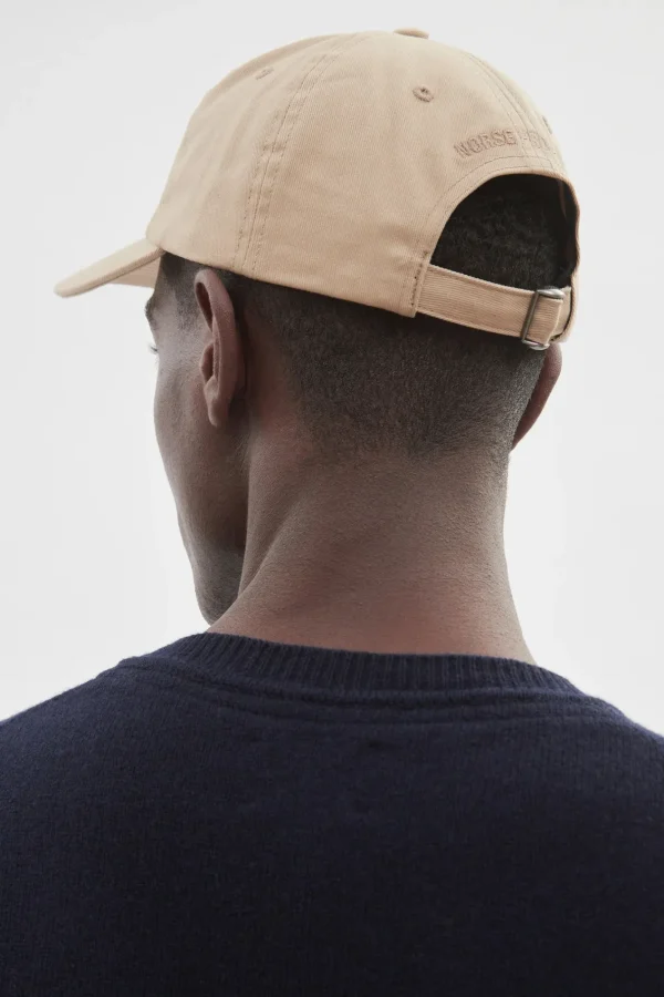 Norse Projects CAPS^Felt N Twill Sports Cap Utility Khaki
