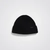 Norse Projects BEANIES^Fine Merino Rib Beanie Black