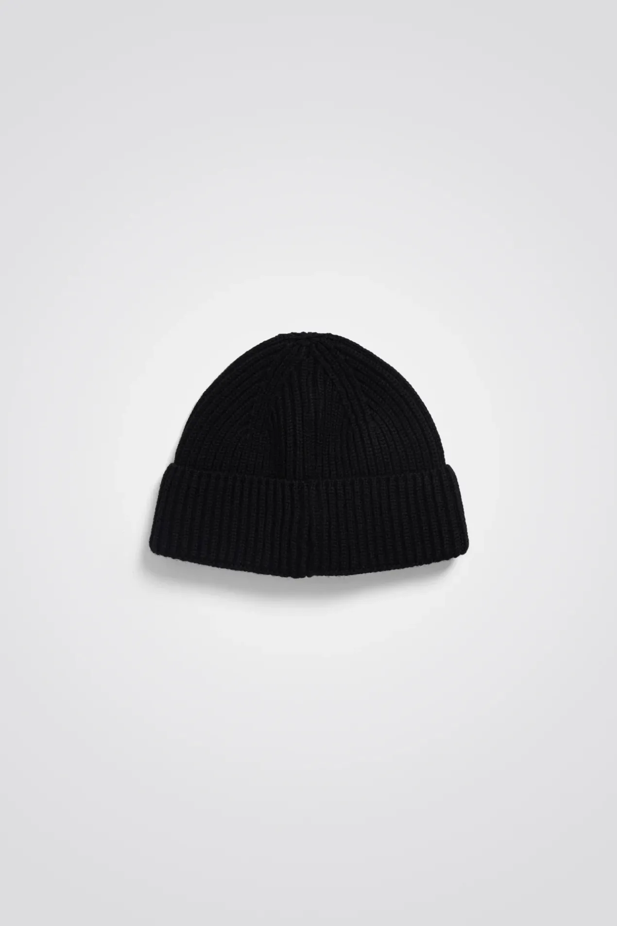 fine_merino_rib_beanie_1-1.webp Norse Projects BEANIES^Fine Merino Rib Beanie Black