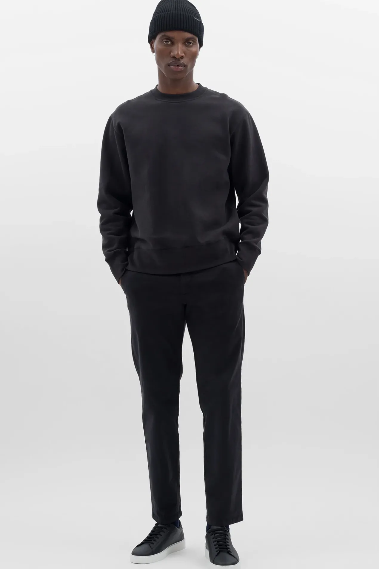fine_merino_rib_beanie_2-1.webp Norse Projects BEANIES^Fine Merino Rib Beanie Black