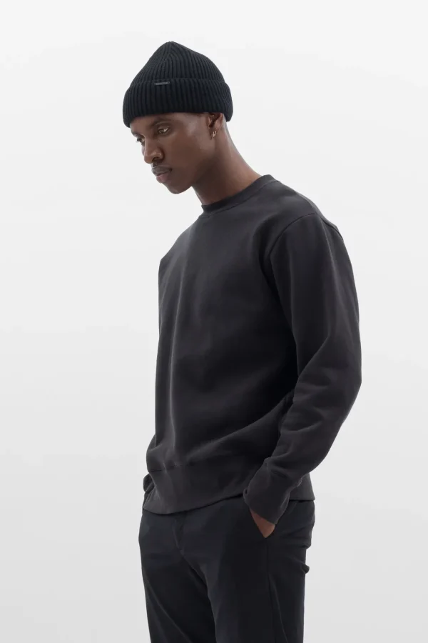 Norse Projects BEANIES^Fine Merino Rib Beanie Black