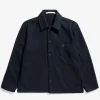 Norse Projects OVERSHIRTS^Folke Wool Overshirt Dark Navy