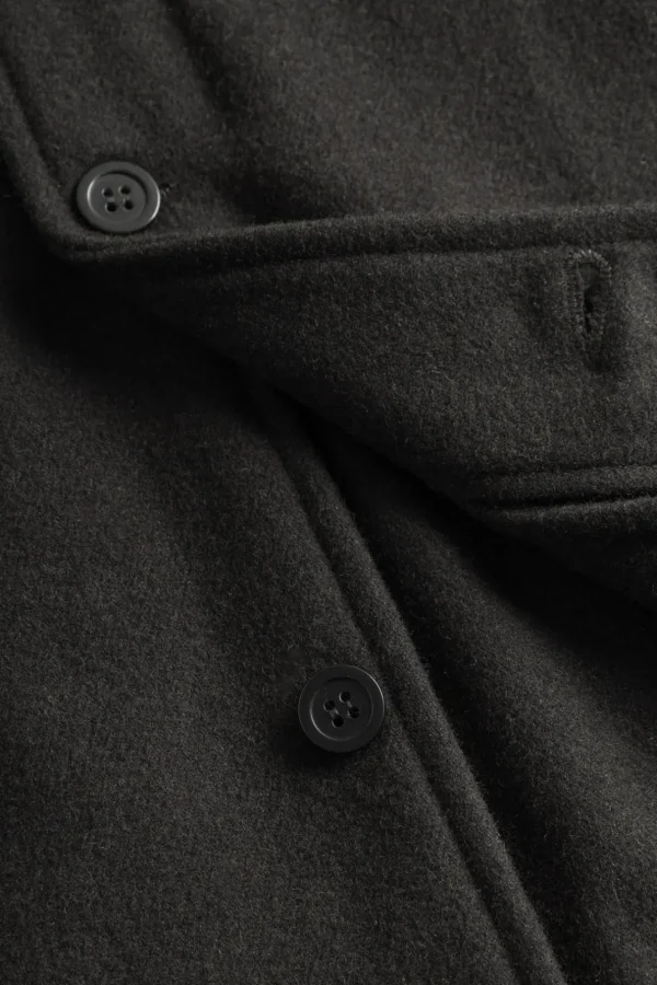 Norse Projects OVERSHIRTS^Folke Wool Overshirt Espresso