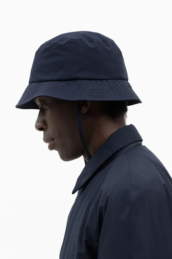 Norse Projects CAPS^Gore-Tex Infinium Bucket Hat Dark Navy