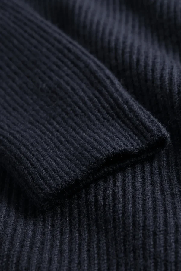 Norse Projects KNITWEAR^Hagen Cotton Wool Jacket Dark Navy